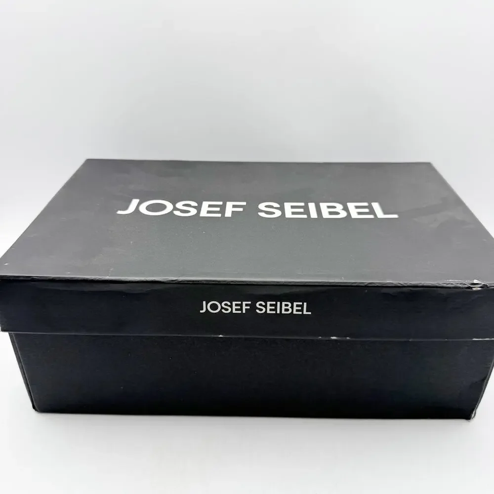 Josef Seibel Womens Sienna 96 Loafers EU 37 US 6.5 Black Washed Leather Shoe NIB